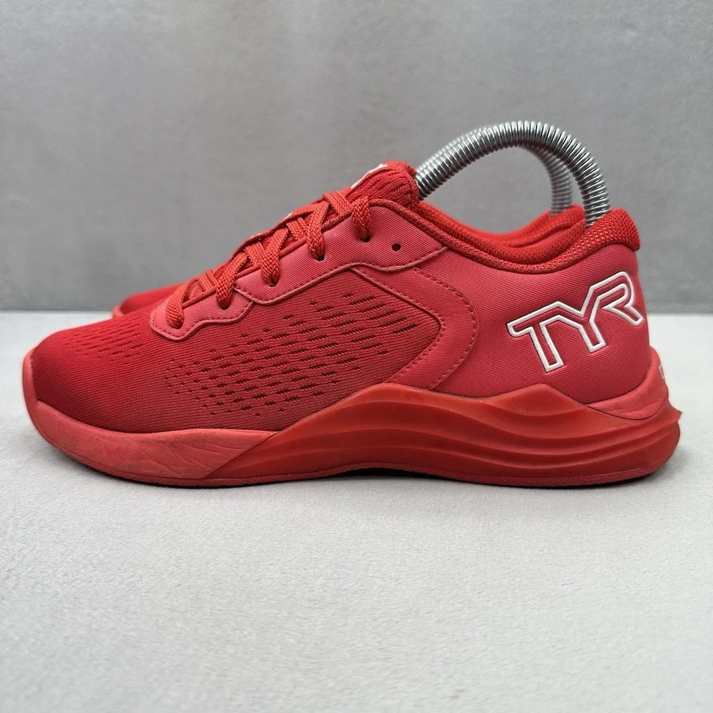 TYR CXT-1 Trainer Womens Size 7 Shoes Triple Red Athletic Gym CrossFit Sneakers